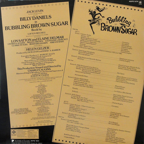 Various - Bubbling Brown Sugar - Original London Cast Recording (Vinyl) (2)