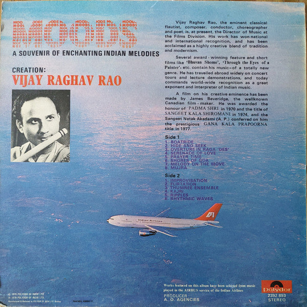 Vijay Raghav Rao - Moods: A Souvenir Of Enchanting Indian Melodies (Vinyl)