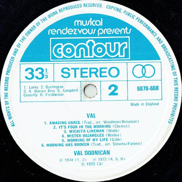 Val Doonican - Val (Vinyl) Image