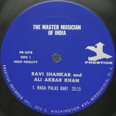 Ravi Shankar And Ali Akbar Khan - The Master Musicians Of India (Vinyl)