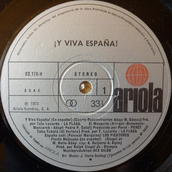 Various - !Y Viva Espana! (Vinyl)