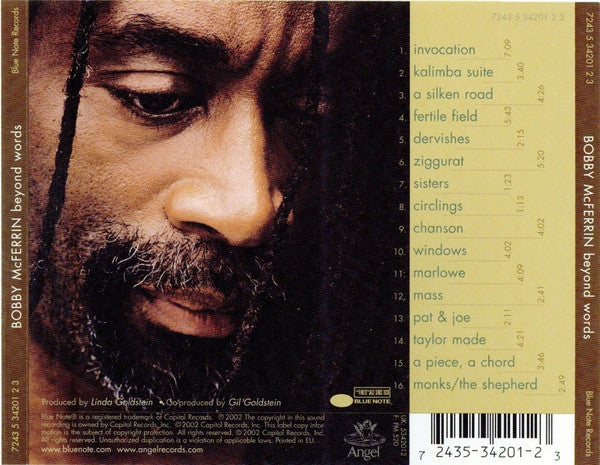 Bobby McFerrin - Beyond Words (CD) Image