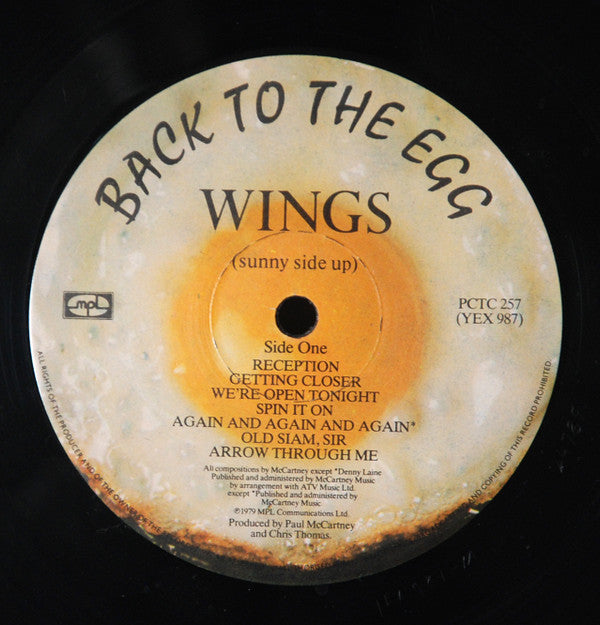 Wings (2) - Back To The Egg (Vinyl) Image