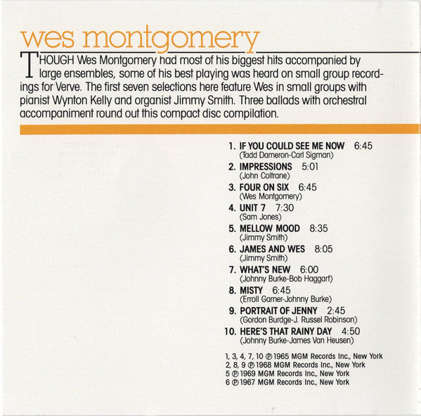 Wes Montgomery - The Silver Collection (CD) Image