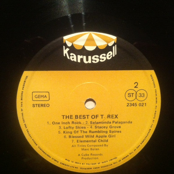 T. Rex - The Best Of T. Rex (Vinyl) Image