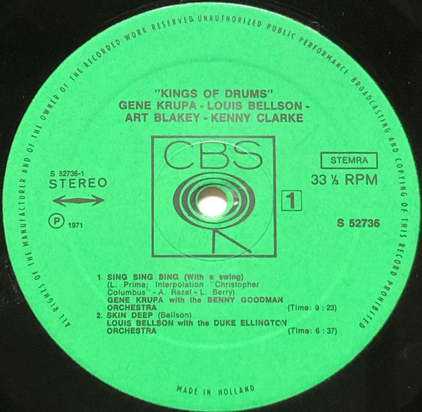 Various - Kings Of Drums (Vinyl)