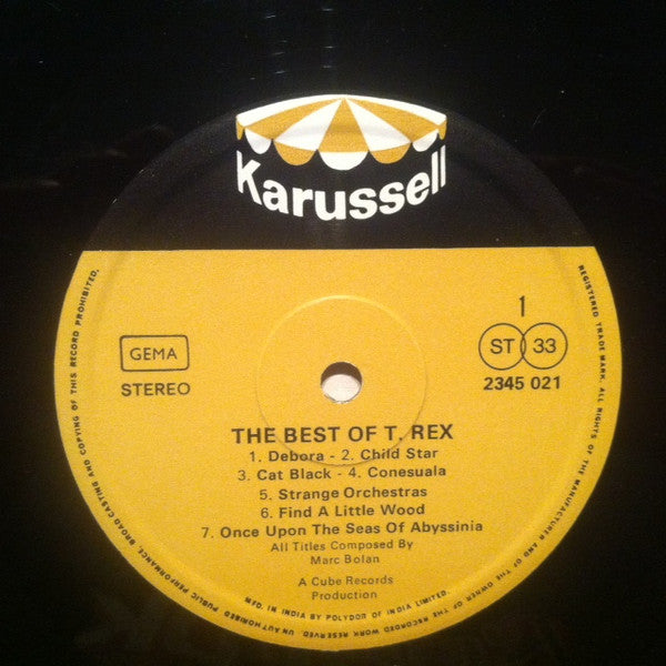 T. Rex - The Best Of T. Rex (Vinyl) Image