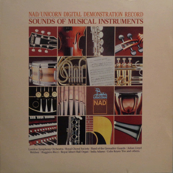 Various - Sounds Of Musical Instruments - NAD / Unicorn Digital Demonstration Record (Vinyl) Image