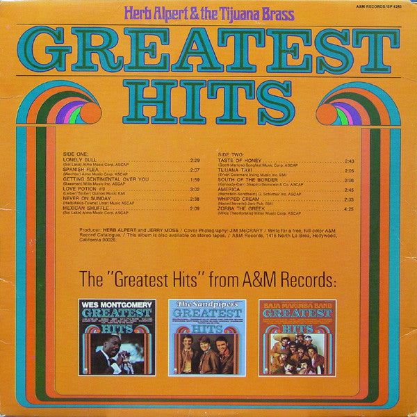 Herb Alpert & The Tijuana Brass - Greatest Hits (Vinyl)