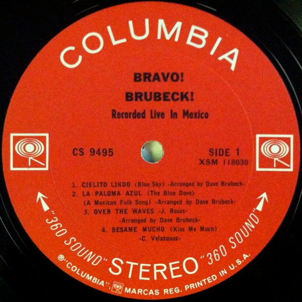 Dave Brubeck Quartet, The - Bravo! Brubeck! (Vinyl) Image