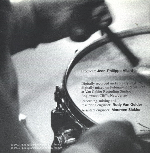 Hank Jones with Elvin Jones and George Mraz - Upon Reflection - The Music Of Thad Jones (CD) Image