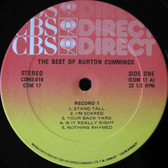 Burton Cummings - The Best Of Burton Cummings (Vinyl) (2)