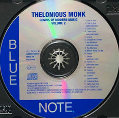 Thelonious Monk - Genius Of Modern Music Volume 2 (CD) Image