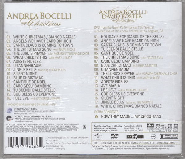 Andrea Bocelli - My Christmas (CD) (2)