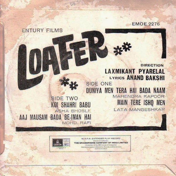 Laxmikant-Pyarelal - Loafer (45-RPM)