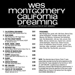 Wes Montgomery - California Dreaming (CD) Image