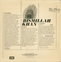 Bismillah Khan - Yaman / Brindaban Sarang (Vinyl) Image