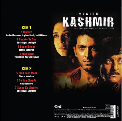 Shankar Ehsaan Loy, Rahat Indori • Sameer - Mission Kashmir (Vinyl)