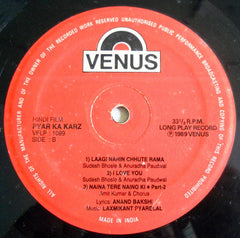 Laxmikant-Pyarelal, Anand Bakshi - Pyar Ka Karz (Vinyl) Image