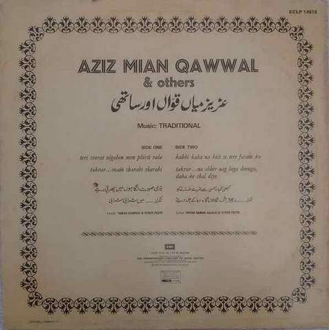 Aziz Mian - Aziz Mian Qawwal & Others (Vinyl)