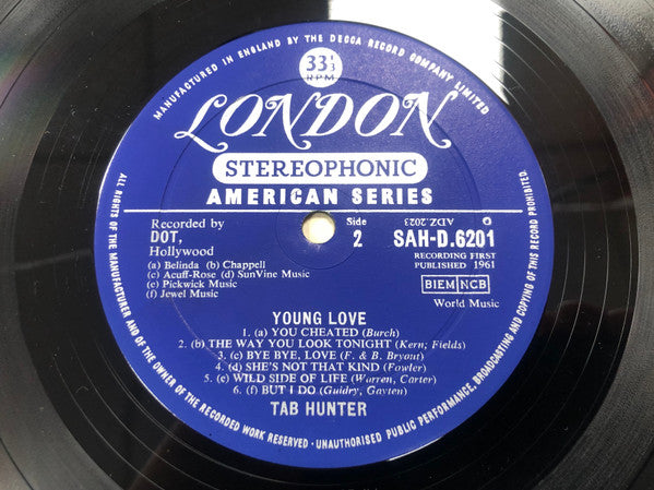 Tab Hunter - Young Love (Vinyl)