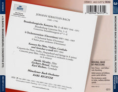 Johann Sebastian Bach – Münchener Bach-Orchester, Karl Richter - 6 Brandenburgische Konzerte, 4 Oüverturen, Tripelkonzert BWV 1044 (CD) (3)