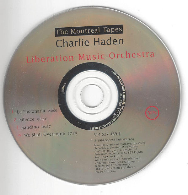 Charlie Haden, Liberation Music Orchestra - The Montreal Tapes (CD) Image