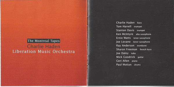 Charlie Haden, Liberation Music Orchestra - The Montreal Tapes (CD) Image