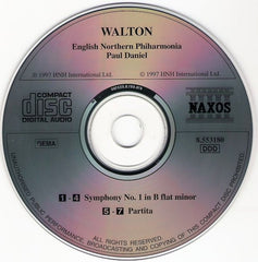 Sir William Walton, English Northern Philharmonia, Paul Daniel - Symphony No. 1 / Partita (CD)