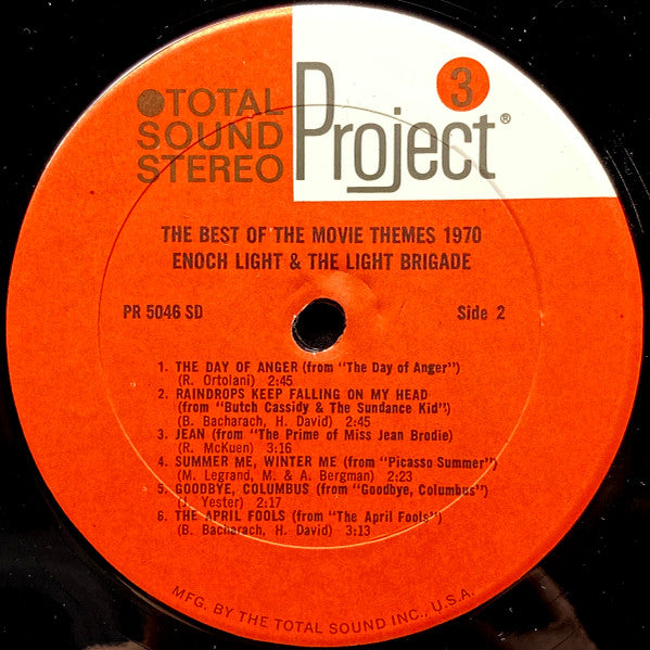 Enoch Light And The Light Brigade - The Best Of The Movie Themes 1970 (Vinyl)