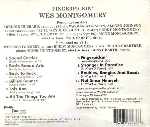 Wes Montgomery - Fingerpickin' (CD) Image