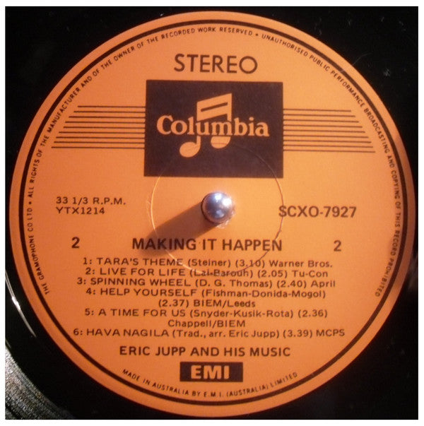 Eric Jupp - Making It Happen (Vinyl) Image