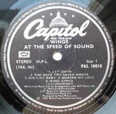 Wings (2) - At The Speed Of Sound (Vinyl)