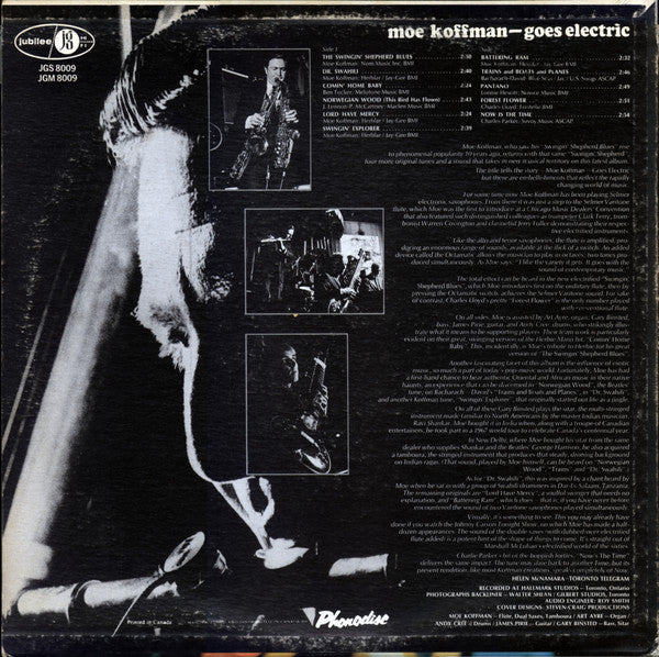 Moe Koffman - Goes Electric (Vinyl)