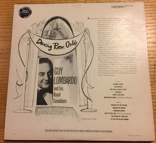 Guy Lombardo And His Royal Canadians - Dancing Room Only (Vinyl) Image