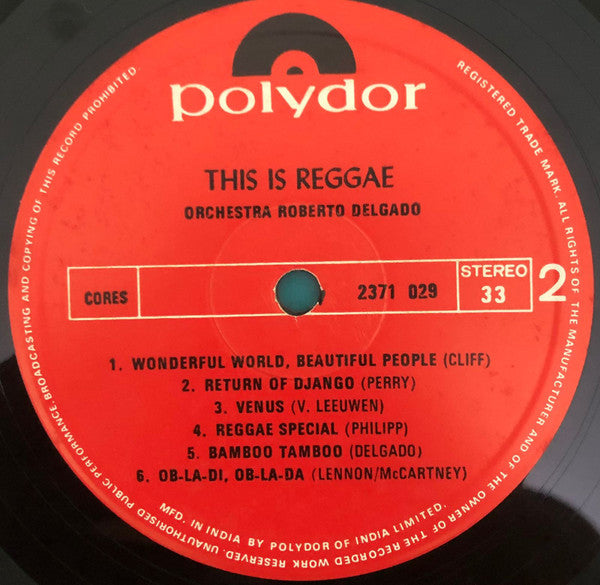 Roberto Delgado & His Orchestra - This Is Reggae (Vinyl) Image