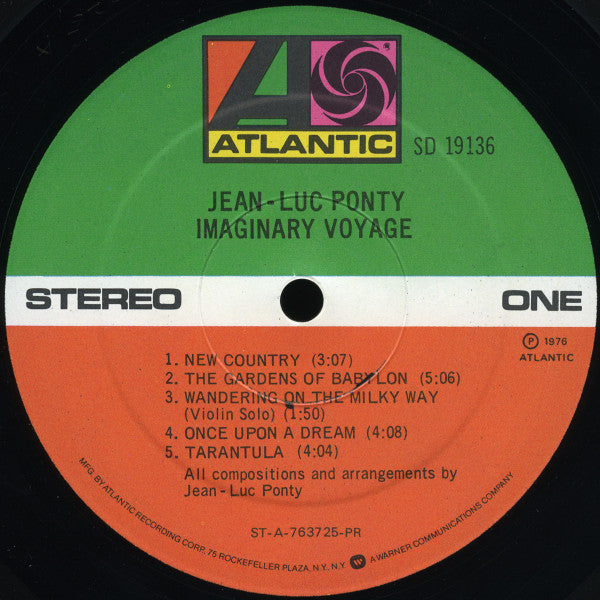 Jean-Luc Ponty - Imaginary Voyage (Vinyl)