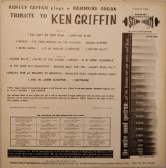 Ashley Tappen - An Organ Tribute To Ken Griffin (Vinyl)