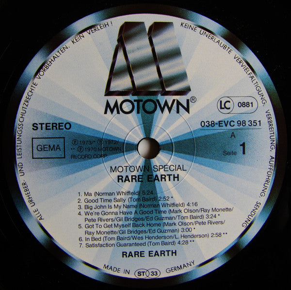 Rare Earth - Rare Earth (Vinyl) Image