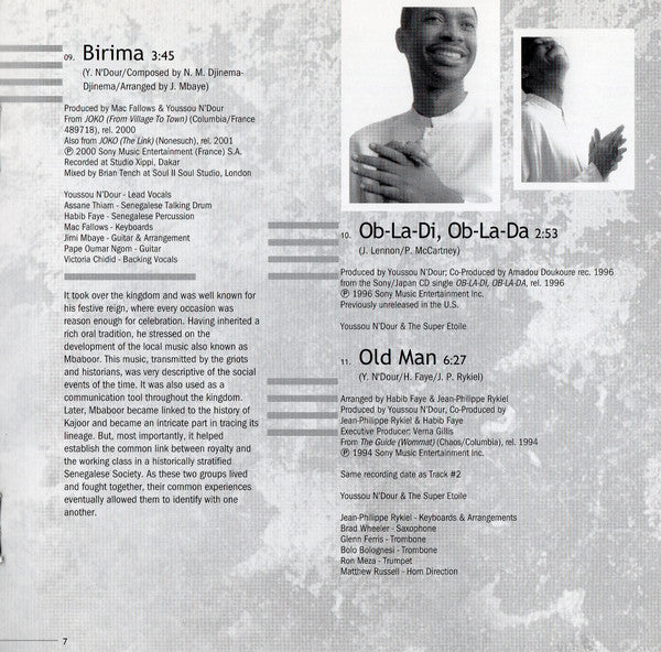 Youssou N'Dour - 7 Seconds: The Best Of (CD)