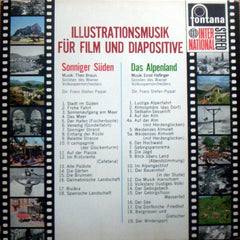 Theo Braun, Franz Stefan Pippal, Ernst Haflinger, Wiener Volksopernorchester - Illustrative Music For Movies And Slides / Illustrationsmusik Für Film Und Diapositive (Vinyl)