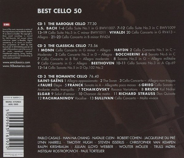 Various - Best Cello 50 (CD) (3)