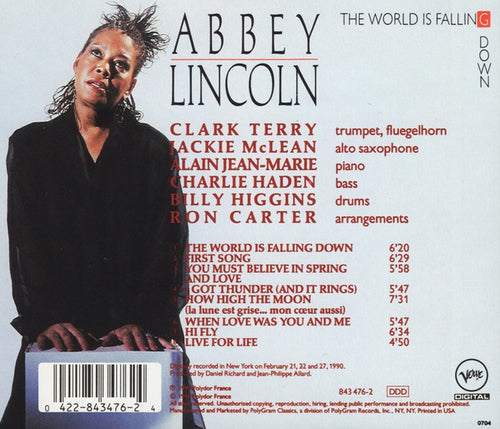 Abbey Lincoln - The World Is Falling Down (CD) Image