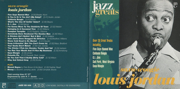 Louis Jordan - Saxa-Woogie (CD) Image