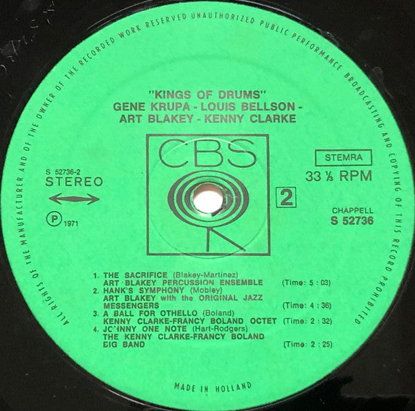 Various - Kings Of Drums (Vinyl)