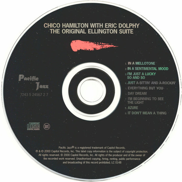 Chico Hamilton Quintet, The With Eric Dolphy - The Original Ellington Suite (CD) Image
