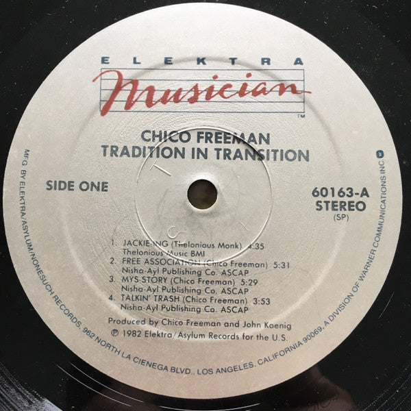 Chico Freeman - Tradition In Transition (Vinyl) Image