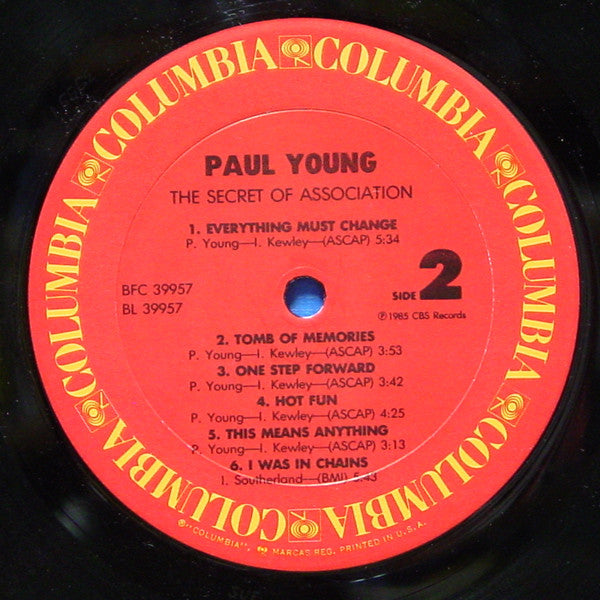 Paul Young - The Secret Of Association (Vinyl) Image