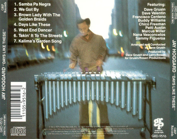 Jay Hoggard - Days Like These (CD) Image
