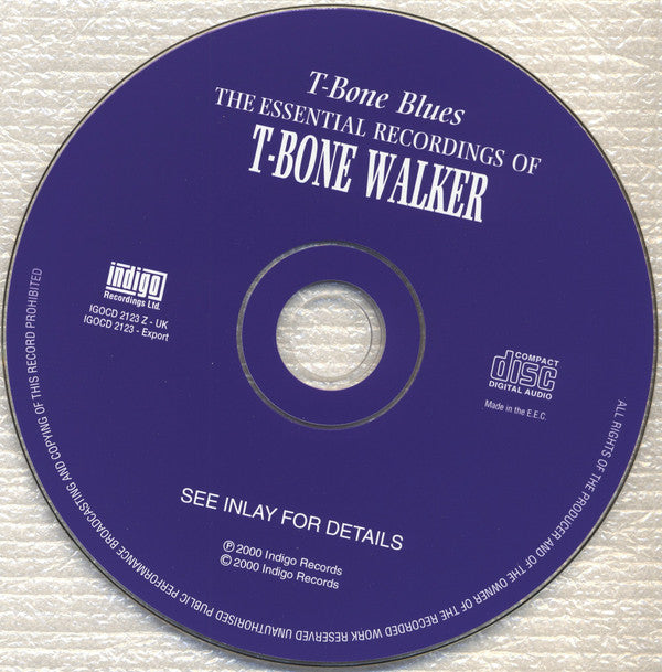 T-Bone Walker - T-Bone Blues: The Essential Recordings Of T-Bone Walker ...
